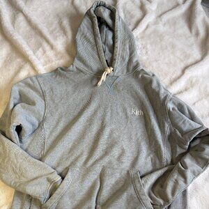 Kith Overdyed Heather Williams III Hoodie - Light Indigo Size L